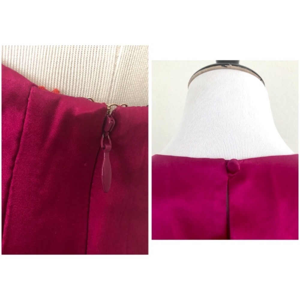 Alexia Admor Black/ Fuschia Bubble Sheath Dress - Picture 6 of 9